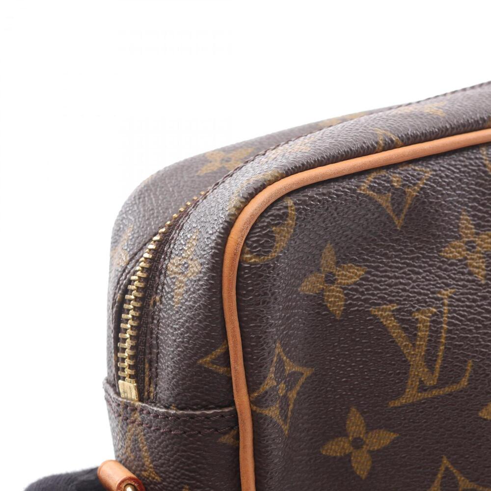 LOUIS VUITTON Authentic Brown Monogram Leather Shoulder Bag - Picture 8 of 11